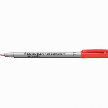Lumocolor Non-Permanent Fine Tip Marker 0.6mm Red