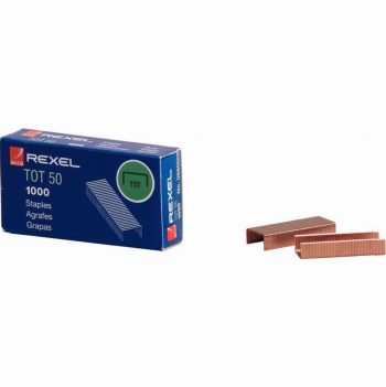 Boîte de 1 000 agrafes Rexel TOT 50