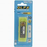 Pack of 10 trapezoidal steel blades, 12.5 mm