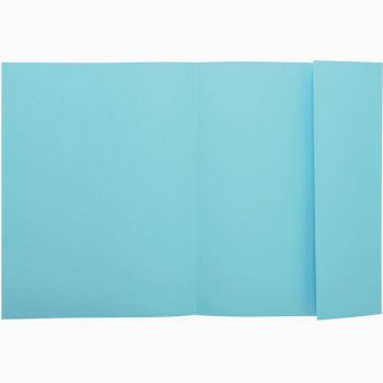 Paquet de 100 chemises 1 rabat 160g 24x32 cm bleu clair