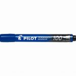Permanent Marker 100 Bullet Tip Blue