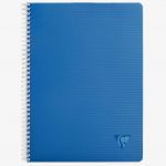 Clairefontaine Linicolor Fresh Notebook, Assorted Colors, A4 Size, 100 Sheets, 90gsm, 21 x 29.7 cm, 5x5 Grid