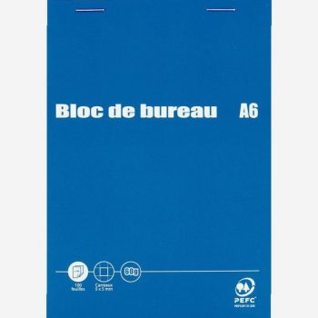 Office Notepad 100 Sheets 60gsm A6 Grid 5x5
