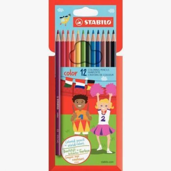 Paquet de 12 crayons de couleurs Stabilo