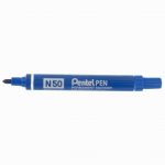 Set of 12 Pentel N50 Blue Permanent Markers