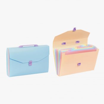 Trieur valisette 12 compartiments Rainbow Pastel