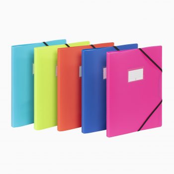 Protège document A4 120 vues Feel'easy assortis