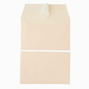 Set of 20 Pollen Clairefontaine envelopes, 9x14 cm size, 120 gsm, Ivory