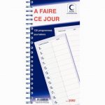 Notebook with 120 Daily To-Do Program Sheets