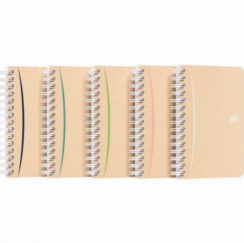 OXFORD TOUAREG Spiral Notebook, 180 Sheets, 9 x 14 cm, 5x5 Grid Ruled