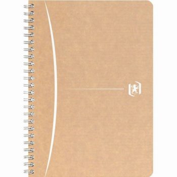 Cahier coloris assortis Oxford Touareg 100 pages format A5 90g 14,8 x 21 cm Quadrillé 5 x 5