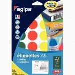 Palette of 168 Colored Discs, 30mm Diameter, Assorted Colors Storage Case