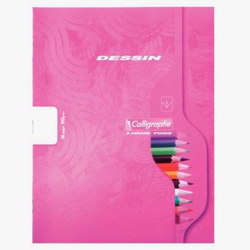 Assorted Color Calligraphe Drawing Notebook, 16 Sheets, 90gsm, 17 x 22 cm, Plain