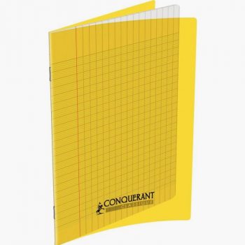 Conquerant Yellow Notebook 48 Sheets 17x22 cm 90gsm Seyès Ruled