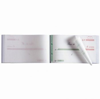NCR Carbonless Duplicate Receipt Book 10.5 x 18 cm, 50 Sheets Manifold