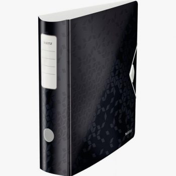 Leitz WOW Active 180° Polypropylene Lever Arch File, 75 mm Spine, Black