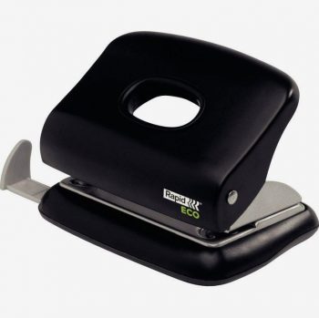 Rapid Eco 2-Hole Black Paper Punch
