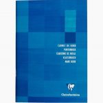 Clairefontaine Blue Logbook, 40 Sheets, A5 Size 14.8 x 21 cm
