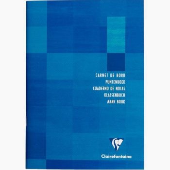 Clairefontaine Blue Logbook, 40 Sheets, A5 Size 14.8 x 21 cm
