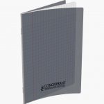 Cahier gris Conquerant 48 pages 17 x 22 cm 90g Seyès