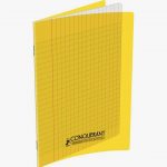 Cahier jaune Conquerant 96 pages 17 x 22 cm 90g Seyès