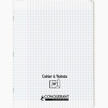 Transparent Notebook Conquerant 96 Sheets 24 x 32 cm 90gsm Seyès Ruled