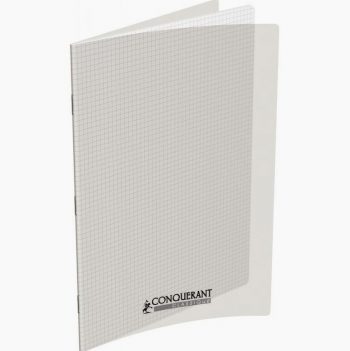 Cahier incolore Conquerant 48 pages 24 x 32 cm 90g Quadrillé 5 x 5