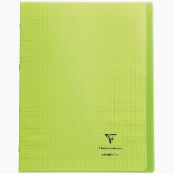 Clairefontaine Green Notebook, 96 Sheets, 24x32 cm, 90gsm, Seyès Ruled