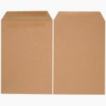 Boîte de 250 pochettes kraft 260x330 90g/m² bande de protection