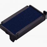 Pack of 3 ink pads 6/4910 pre-inked in blue