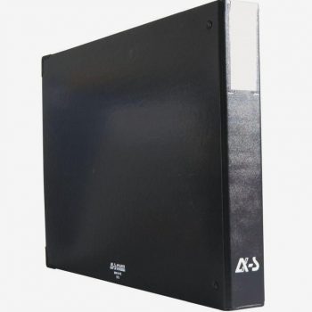 Classeur à l'italienne 4 anneaux diamètre 30mm pour format A3 (29,7x42cm) noir