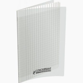 Cahier incolore Conquerant 96 pages 90g 24 x 32 cm Seyes 2,5 mm agrandi 10/10