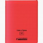 Cahier rouge Conquerant 96 pages 24 x 32 cm 90g Seyès