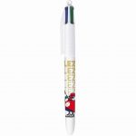 Stylo 4 couleurs BIC mascotte Allez Paris 2024