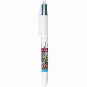 Stylo 4 couleurs BIC Tour Eiffel Paris 2024
