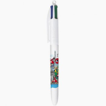 Stylo 4 couleurs BIC Tour Eiffel Paris 2024