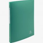 A4 Green 4-Ring Binder 15mm Polypropylene OPAK