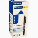 Écopack de 20 feutres V-Sign noirs dont 4 gratuits