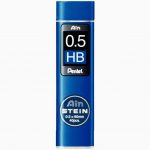 Pentel Hi-Polymer 0.5mm HB Lead Refills, Pack of 40