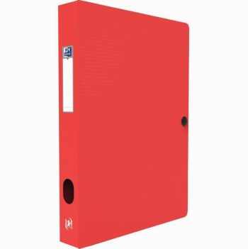 MEMPHIS polypropylene filing box, spine 40 mm, red