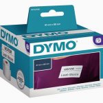 Roll of 300 Dymo name badge labels 89 x 41mm