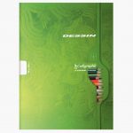 Calligraphe Sketchbook, 48 Sheets, 120gsm, 24x32cm, Assorted Colors, Plain Pages