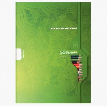 Calligraphe Sketchbook, 48 Sheets, 120gsm, 24x32cm, Assorted Colors, Plain Pages