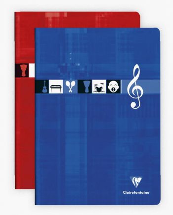 Cahier de musique, 21x29,7 cm, 48 pages Clairefontaine