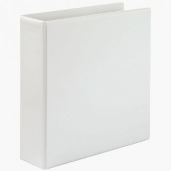 Classeur personnalisable format A4+ 4 anneaux diamètre 50 mm coloris blanc
