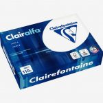 Ramette de 500 feuilles de papier blanc 110g de format A4 CLAIRALFA