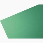 Set of 10 Sheets Colored Drawing Paper 50x65 cm 160 gsm Green