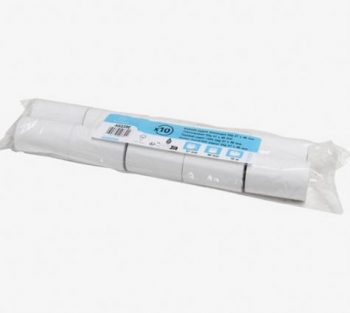 Carton de 50 bobines pour ticket de carte bancaire 55g 57x40mm 1 pli thermique blanc Exacompta