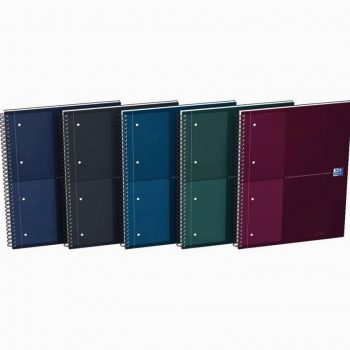 Cahier à reliure intégrale NOTEBOOK Collector format A4+ quadrillé 5x5, 160 pages perforées