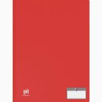 MEMPHIS Display Book with 30 Fixed Sleeves, 60 Views, Red Color